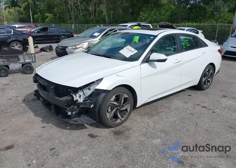 2021 Hyundai Elantra Limited из США, поврежденный, VIN 5NPLP4AG0MH017241